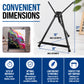 Tabletop Easel for Painting - 15" to 21" Adjustable Metal Stand - Portable Art Easels for Display - Holds Canvas, Whiteboards, Posters, Signs, Drawings & More