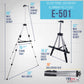 66" Silver Metal Tripod Easel Display - Adjustable 18"- 5.5', Holds 36" Canvas - Floor/Tabletop Easel Stand, For Sign Display, Painting, Poster Board, Canvas - Portable Bag