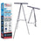 66" High Boardroom Black Aluminum Flip Chart Easel & Presentation Stand - Adjustable Floor/Tabletop, Portable Tripod, Holds 25 lbs., for Chart Paper, Poster Boards, & Pads