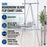 66" High Boardroom Classroom Silver Flip Chart Easel & Presentation Stand (10 Pack) - Adjustable Floor/Tabletop, Portable Tripod, Holds 25 lbs., for Chart Paper, Poster Boards, & Pads