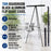70" High Boardroom XL Black Aluminum Flip Chart Easel & Presentation Stand (6 Pack) - Adjustable Floor/Tabletop, Portable Tripod, Holds 45 lbs, for Chart Paper, Poster Boards, & Pads