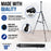 66" Black Metal Tripod Easel Display - Adjustable 20"- 5.5', Holds 32" Canvas - Floor/Tabletop Easel Stand, For Sign Display, Painting, Poster Board, Canvas - Portable Bag