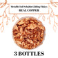 Metallic Foil Schabin Gilding Flakes (3 Pack), Imitation Copper 10 Gram Bottles - Metal Leaf Foil Flakes for Resin, Nails, Crafts, Painting, Jewelry, Slime