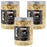 Metallic Foil Schabin Gilding Flakes (3 Pack), Imitation Gold 10 Gram Bottles - Metal Leaf Foil Flakes for Resin, Nails, Crafts, Painting, Jewelry, Slime