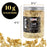 Metallic Foil Schabin Gilding Flakes (3 Pack), Imitation Gold 10 Gram Bottles - Metal Leaf Foil Flakes for Resin, Nails, Crafts, Painting, Jewelry, Slime