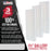 6 x 18 inch Gallery Depth 1-1/2" Profile Stretched Canvas, 3-Pack - 12-Ounce Acrylic Gesso Triple Primed, - Professional Artist Quality, 100% Cotton