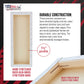 Long Stretched Canvas for Painting 6x18 inch Gallery Depth 1-1/2" Thick, 3-Pack - 12oz Acrylic Gesso Triple Primed, Professional Artist Quality, 100% Cotton - Pouring, Oil Paint