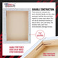 Medium Stretched Canvas for Painting 8x10 inch Gallery Depth 1-1/2" Thick, 5-Pack - 12oz Acrylic Gesso Triple Primed, Professional Artist Quality, 100% Cotton - Oil, Pouring Paint
