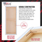 Rectangle Stretched Canvas for Painting 8x24 inch Gallery Depth 1-1/2" Thick, 3-Pack - 12oz Acrylic Gesso Triple Primed, Professional Artist Quality, 100% Cotton - Oil, Pouring Paint