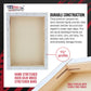 12 x 16 inch Gallery Depth 1-1/2" Profile Stretched Canvas, 3-Pack - 12-Ounce Acrylic Gesso Triple Primed, Professional Artist Quality, 100% Cotton - Acrylic Pouring, Oil Painting