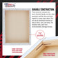 Large Stretched Canvas for Painting 18x24 inch Gallery Depth 1-1/2" Thick, 3-Pack - 12oz Acrylic Gesso Triple Primed, Professional Artist Quality, 100% Cotton - Oil, Pouring Paint