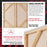 X-Large Stretched Canvas for Painting 48x48 inch Gallery Depth 1-1/2" Thick, 2-Pack - 12oz Acrylic Gesso Triple Primed, Professional Artist Quality, 100% Cotton - Oil, Pouring Paint