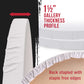 30 Inch Diameter Round Gallery 12 Ounce Primed Gesso Professional Quality Acid-Free Stretched Canvas (Pack of 2)