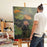 X-Large Stretched Canvas for Painting 24x48 inch Gallery Depth 1-1/2" Thick, 2-Pack - 12oz Acrylic Gesso Triple Primed, Professional Artist Quality, 100% Cotton - Oil, Pouring Paint