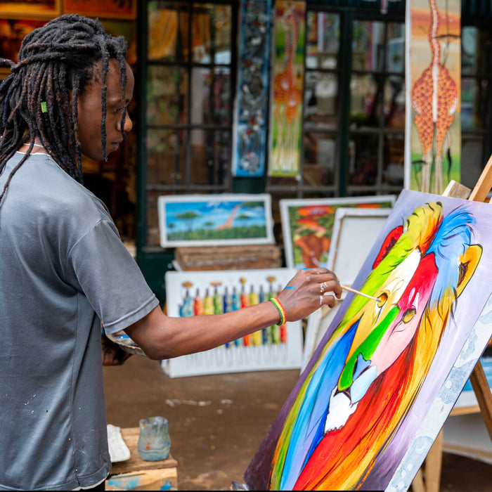 Large Stretched Canvas for Painting 24x24 inch Gallery Depth 1-1/2" Thick, 3-Pack - 12oz Acrylic Gesso Triple Primed, Professional Artist Quality, 100% Cotton - Oil, Pouring Paint