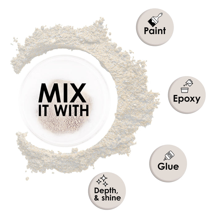 Jewelescent Mica Pearl Pigment Powder, Interference Gold 3.5 oz (100g) Pouch - Cosmetic Grade, Epoxy Resin Color Pigment, Mica Powder for Resin, Soap, Slime, Candle Dye, Art, Crafts