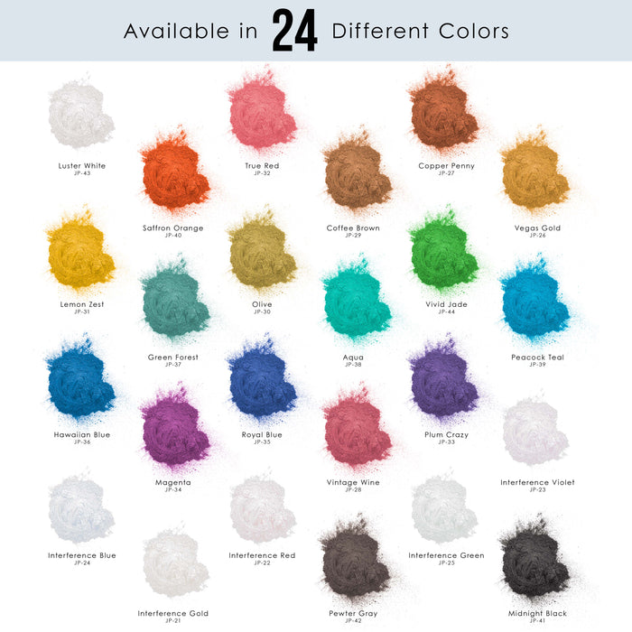 Jewelescent Mica Pearl Pigment Powder, Interference Blue 3.5 oz (100g) Pouch - Cosmetic Grade, Epoxy Resin Color Pigment, Mica Powder for Resin, Soap, Slime, Candle Dye, Art, Crafts