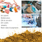 Jewelescent Mica Pearl Pigment Powder, Interference Gold 3.5 oz (100g) Pouch - Cosmetic Grade, Epoxy Resin Color Pigment, Mica Powder for Resin, Soap, Slime, Candle Dye, Art, Crafts