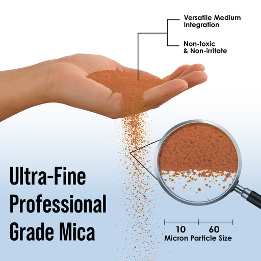 Jewelescent Mica Pearl Pigment Powder, Interference Copper 3.5 oz (100g) Pouch - Cosmetic Grade, Epoxy Resin Color Pigment, Mica Powder for Resin, Soap, Slime, Candle Dye, Art, Crafts