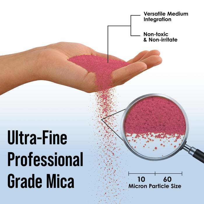 Jewelescent Mica Pearl Pigment Powder, Interference Vintage Wine 3.5 oz (100g) Pouch - Cosmetic Grade, Epoxy Resin Color Pigment, Mica Powder for Resin, Soap, Slime, Candle Dye, Art