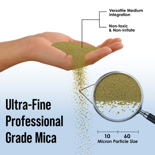 Jewelescent Mica Pearl Pigment Powder, Olive Gold 3.5 oz (100g) Pouch - Cosmetic Grade, Epoxy Resin Color Pigment, Mica Powder for Resin, Soap, Slime, Candle Dye, Art