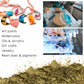 Jewelescent Mica Pearl Pigment Powder, Olive Gold 3.5 oz (100g) Pouch - Cosmetic Grade, Epoxy Resin Color Pigment, Mica Powder for Resin, Soap, Slime, Candle Dye, Art