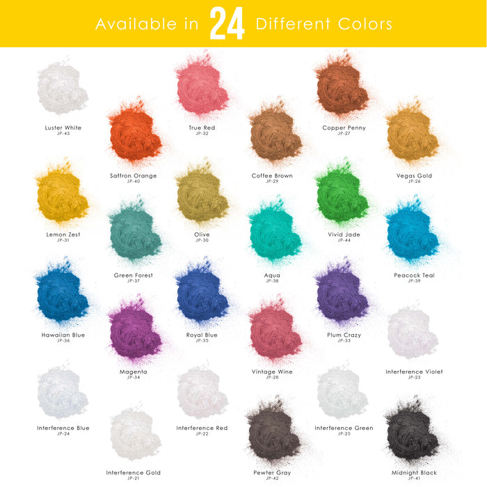 Jewelescent Mica Pearl Pigment Powder, Lemon Zest 3.5 oz (100g) Pouch - Cosmetic Grade, Epoxy Resin Color Pigment, Mica Powder for Resin, Soap, Slime, Candle Dye, Art