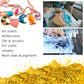 Jewelescent Mica Pearl Pigment Powder, Lemon Zest 3.5 oz (100g) Pouch - Cosmetic Grade, Epoxy Resin Color Pigment, Mica Powder for Resin, Soap, Slime, Candle Dye, Art
