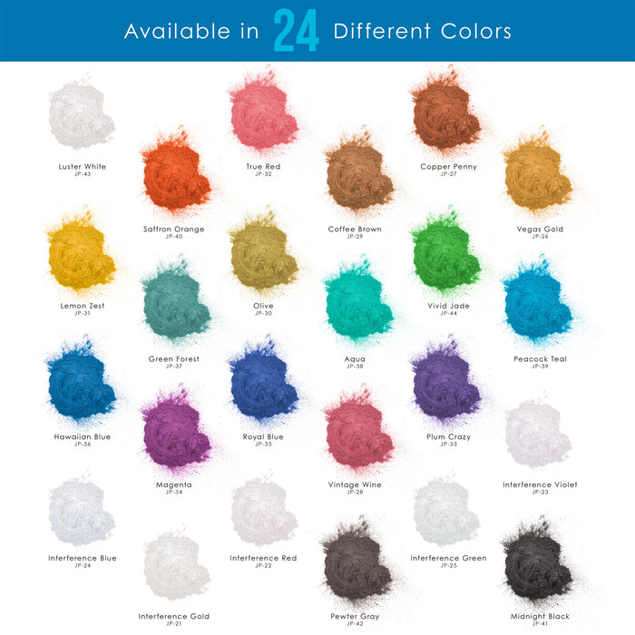 Jewelescent Mica Pearl Pigment Powder, Hawaiian Blue 3.5 oz (100g) Pouch - Cosmetic Grade, Epoxy Resin Color Pigment, Mica Powder for Resin, Soap, Slime, Candle Dye, Art, Crafts