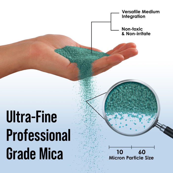 Jewelescent Mica Pearl Pigment Powder, Green Forest 3.5 oz (100g) Pouch - Cosmetic Grade, Epoxy Resin Color Pigment, Mica Powder for Resin, Soap, Slime, Candle Dye, Art, Crafts