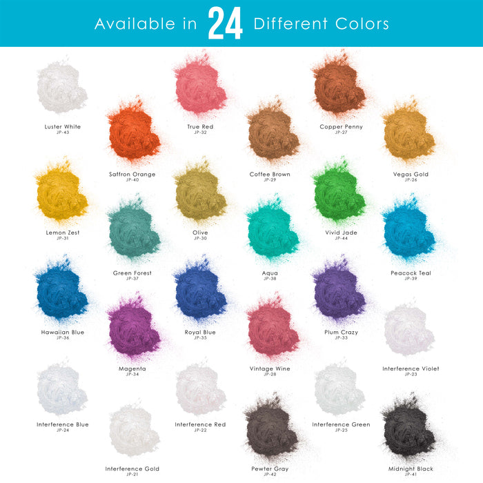 Jewelescent Mica Pearl Pigment Powder, Peacock Teal 3.5 oz (100g) Pouch - Cosmetic Grade, Epoxy Resin Color Pigment, Mica Powder for Resin, Soap, Slime, Candle Dye, Art, Crafts