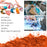 Jewelescent Mica Pearl Pigment Powder, Saffron Orage 3.5 oz (100g) Pouch - Cosmetic Grade, Epoxy Resin Color Pigment, Mica Powder for Resin, Soap, Slime, Candle Dye, Art, Crafts