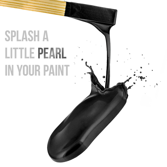 Jewelescent Midnight Black Mica Pearl Powder Pigment, 3.5 oz (100g) Sealed Pouch - Cosmetic Grade, Metallic Color Dye