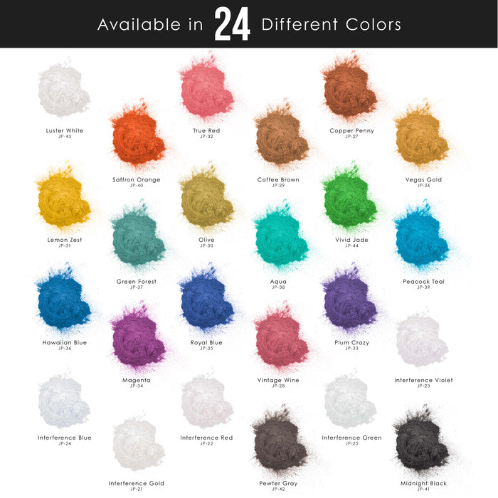 Jewelescent Mica Pearl Pigment Powder, Midnight Black 3.5 oz (100g) Pouch - Cosmetic Grade, Epoxy Resin Color Pigment, Mica Powder for Resin, Soap, Slime, Candle Dye, Art, Crafts