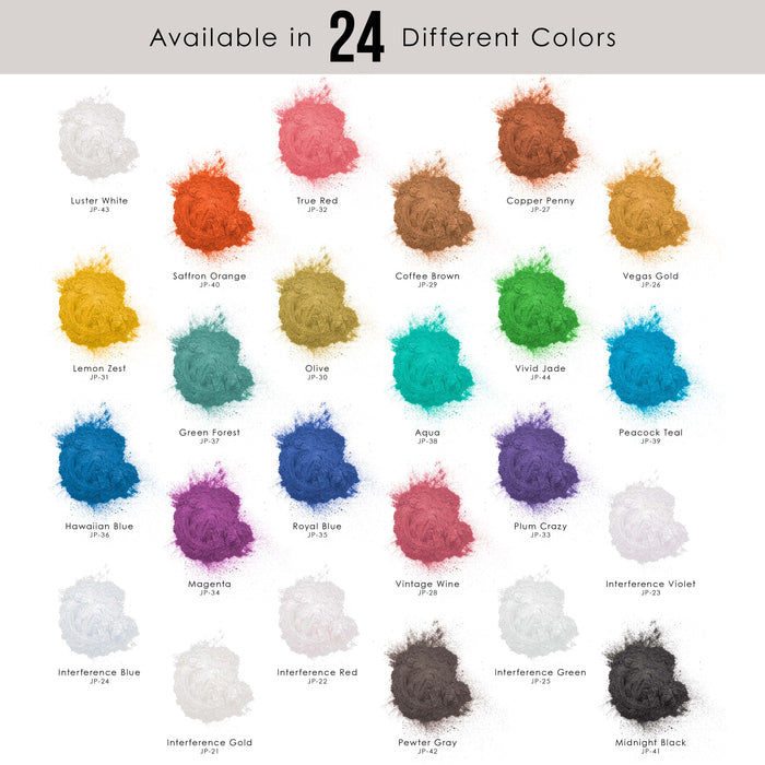 Jewelescent Mica Pearl Pigment Powder, Luster White 3.5 oz (100g) Pouch - Cosmetic Grade, Epoxy Resin Color Pigment, Mica Powder for Resin, Soap, Slime, Candle Dye, Art, Crafts