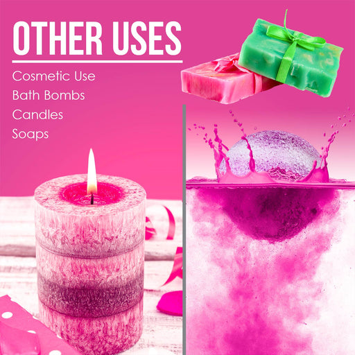 Jewelescent Mica Pearl Pigment Powder Kit, 6 Basic Colors, 3.5 oz (100g) Pouches - Cosmetic Grade, Epoxy Resin Color Pigment, Mica Powder for Resin, Soap, Slime, Candle Dye, Art