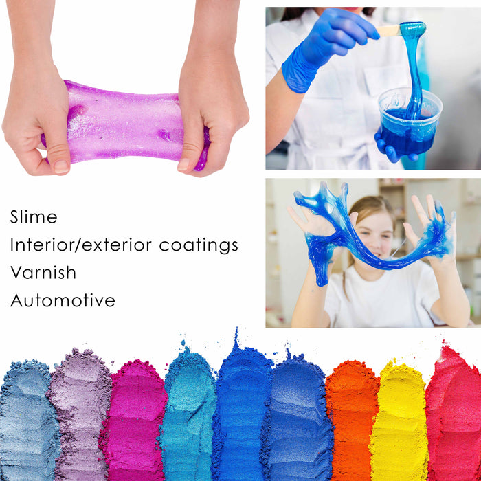 Jewelescent Mica Pearl Pigment Powder Kit, 24 Master Colors, 3.5 oz (100g) Pouches - Cosmetic Grade, Epoxy Resin Color Pigment, Mica Powder for Resin, Soap, Slime, Candle Dye, Art