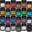 Jewelescent Mica Pearl Pigment Powder Kit, 24 Master Colors, 3.5 oz (100g) Pouches - Cosmetic Grade, Epoxy Resin Color Pigment, Mica Powder for Resin, Soap, Slime, Candle Dye, Art