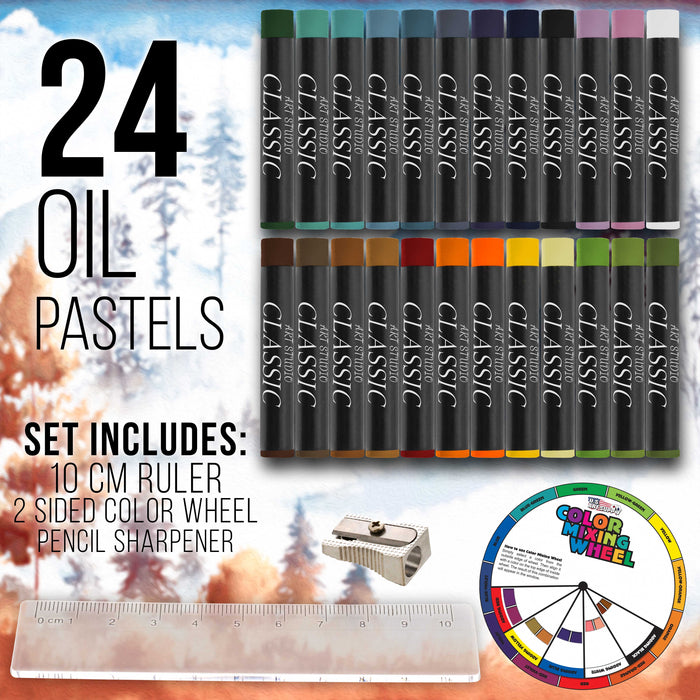 U.S. Art Supply 102-Piece Deluxe Art Creativity Set with Wooden Case, Artist Painting, Sketching, 24 Watercolor Paints, 17 Brushes, 24 Colored Pencils