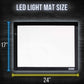 Lightmaster 32.5" Diagonal A2 LED Light Box Board - 17" x 24", Light Board Tracing Pad with Dimmable 12V Lamps, Artist Lightbox for Tracing, Drawing, Diamond Painting