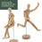 Wood 12" Artist Drawing Manikin Articulated Mannequin with Base and Flexible Body - Perfect For Drawing the Human Figure (12" Pair - Male & Female)