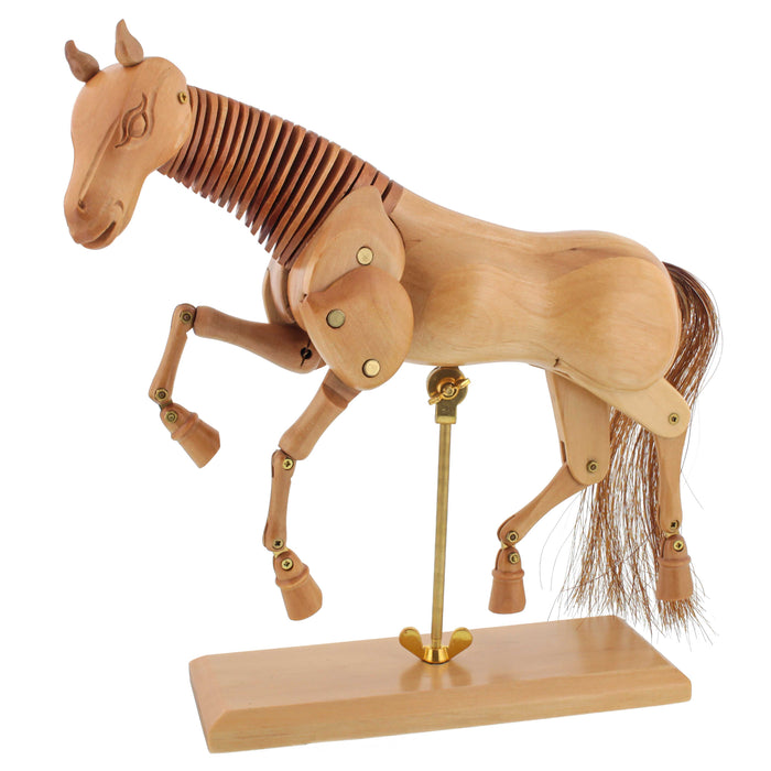 Wooden 16" Horse Artist Drawing Manikin Articulated Mannequin