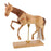 U.S. Art Supply 8" Wooden Horse Manikin Posable Figure for Drawing - Articulated Mannequin with Base and Flexible Body for Drawing The Equine Figure