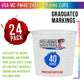 Pouring Masters 40 Ounce (1200ml) Graduated Plastic Mixing Cups (Box of 24) - Paint Mixing Cups for Epoxy Resin, Art, Kitchen, Baking - Measurements in OZ and ML, 4 Different Measuring Ratios 1:1