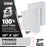 Stretched Canvas for Painting 12" x 12" Museum 2-3/8" Extra Deep Profile, 17oz Acrylic Gesso Triple Primed, Gallery-Style (2 Pack), 100% Cotton, Art Canvases for Painting, Epoxy Resin
