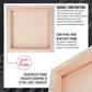 Stretched Canvas for Painting 20" x 20" Museum 2-3/8" Extra Deep Profile, 17oz Acrylic Gesso Triple Primed, Gallery-Style (2 Pack), 100% Cotton, Art Canvases for Painting, Epoxy Resin