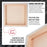 Stretched Canvas for Painting 20" x 20" Museum 2-3/8" Extra Deep Profile, 17oz Acrylic Gesso Triple Primed, Gallery-Style (2 Pack), 100% Cotton, Art Canvases for Painting, Epoxy Resin