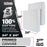Stretched Canvas for Painting 24" x 24" Museum 2-3/8" Extra Deep Profile, 17oz Acrylic Gesso Triple Primed, Gallery-Style (2 Pack), 100% Cotton, Art Canvases for Painting, Epoxy Resin