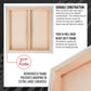 Stretched Canvas for Painting 24" x 24" Museum 2-3/8" Extra Deep Profile, 17oz Acrylic Gesso Triple Primed, Gallery-Style (2 Pack), 100% Cotton, Art Canvases for Painting, Epoxy Resin