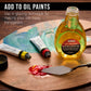Refined Linseed Oil, 125ml (4.2 oz) Fluid Medium - Linseed Oil for Wood, Painting Mediums & Wood Finishing
